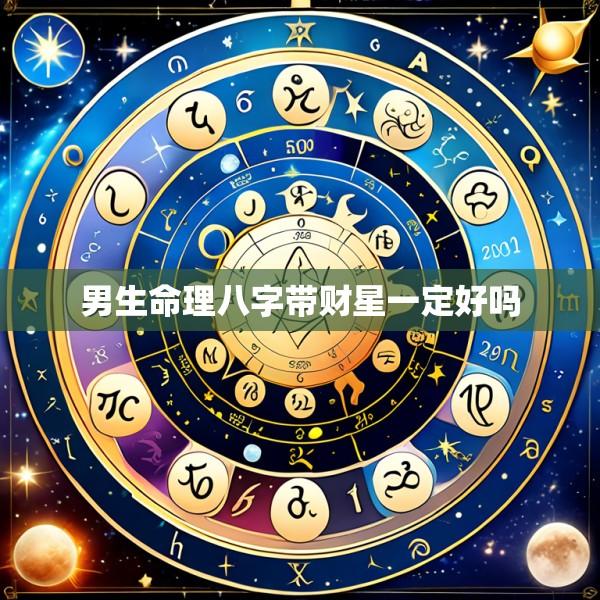 男生命理八字带财星一定好吗