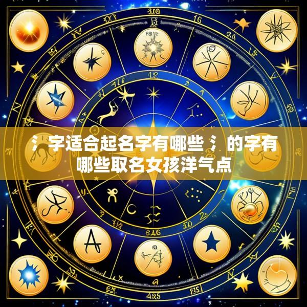 氵字适合起名字有哪些 氵的字有哪些取名女孩洋气点