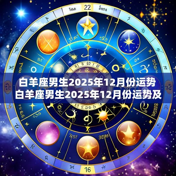 白羊座男生2025年12月份运势 白羊座男生2025年12月份运势及运程