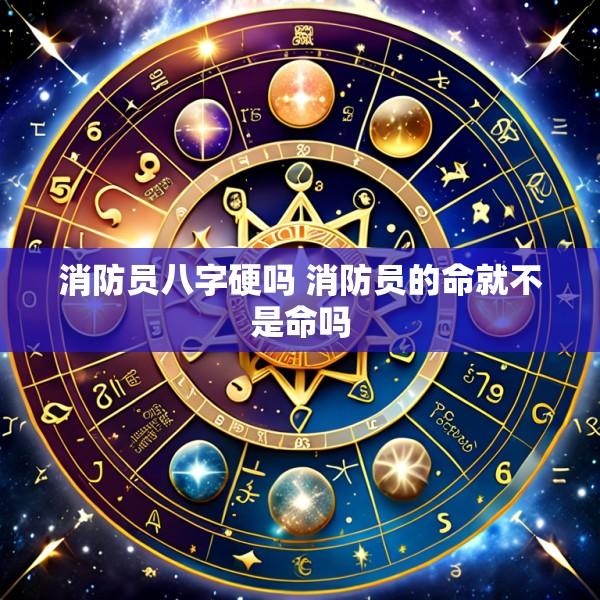 消防员八字硬吗 消防员的命就不是命吗