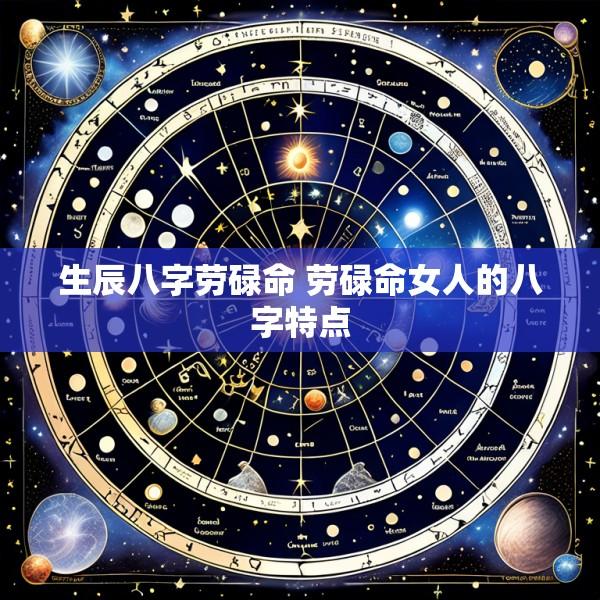 生辰八字劳碌命 劳碌命女人的八字特点