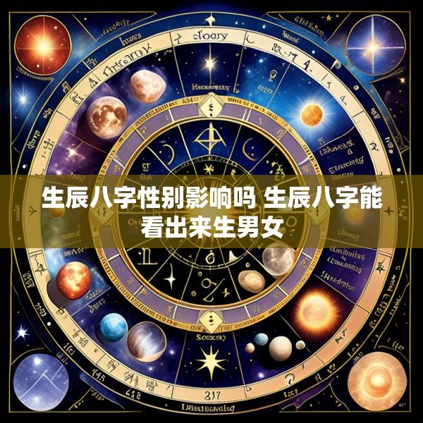 生辰八字性别影响吗 生辰八字能看出来生男女
