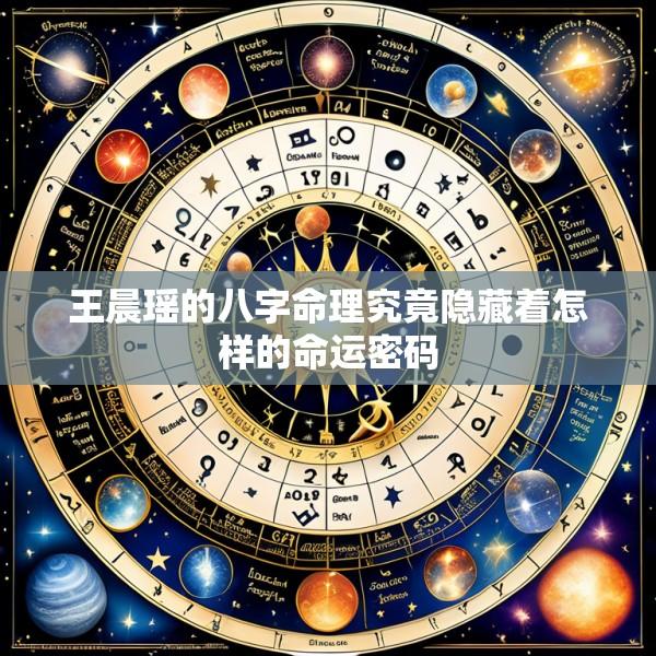 王晨瑶的八字命理究竟隐藏着怎样的命运密码