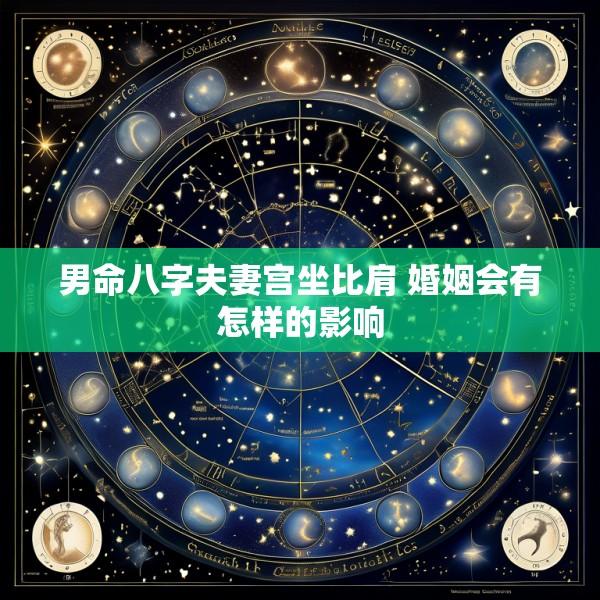 男命八字夫妻宫坐比肩 婚姻会有怎样的影响