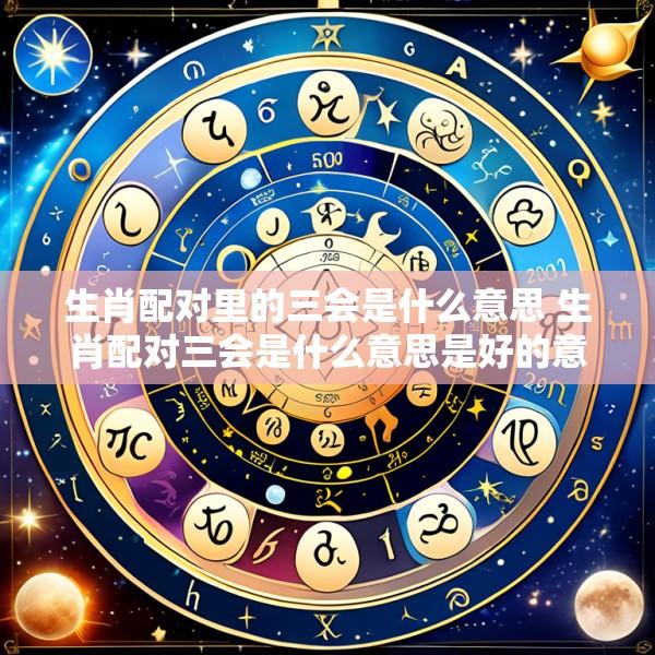 生肖配对里的三会是什么意思 生肖配对三会是什么意思是好的意思吗