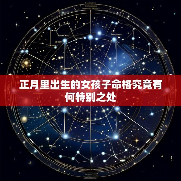 正月里出生的女孩子命格究竟有何特别之处