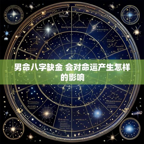 男命八字缺金 会对命运产生怎样的影响