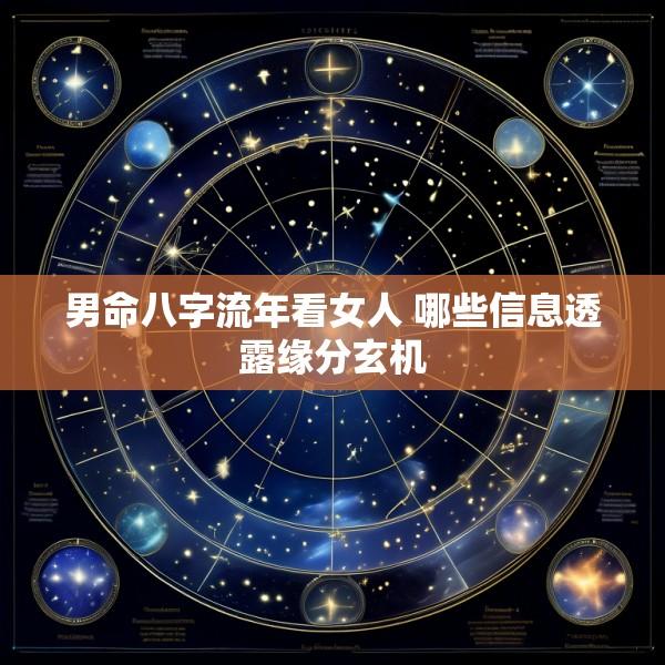 男命八字流年看女人 哪些信息透露缘分玄机