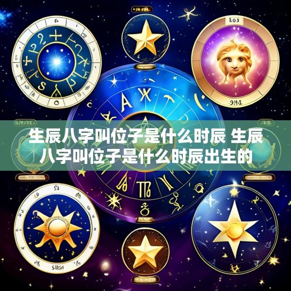 生辰八字叫位子是什么时辰 生辰八字叫位子是什么时辰出生的