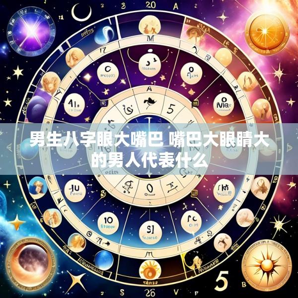 男生八字眼大嘴巴 嘴巴大眼睛大的男人代表什么