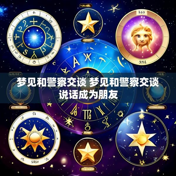 梦见和警察交谈 梦见和警察交谈说话成为朋友