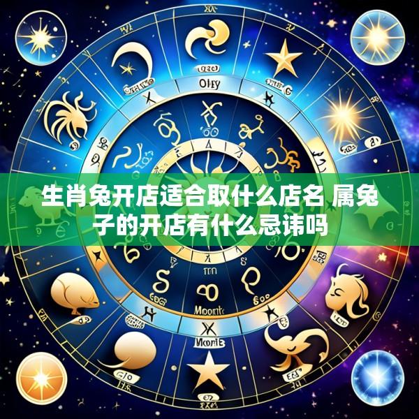 生肖兔开店适合取什么店名 属兔子的开店有什么忌讳吗