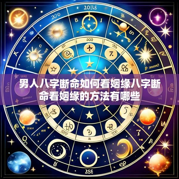 男人八字断命如何看姻缘八字断命看姻缘的方法有哪些
