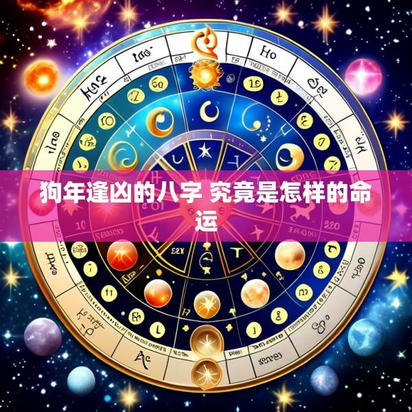 狗年逢凶的八字 究竟是怎样的命运