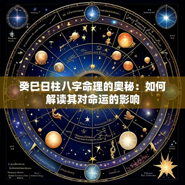 癸巳日柱八字命理的奥秘：如何解读其对命运的影响