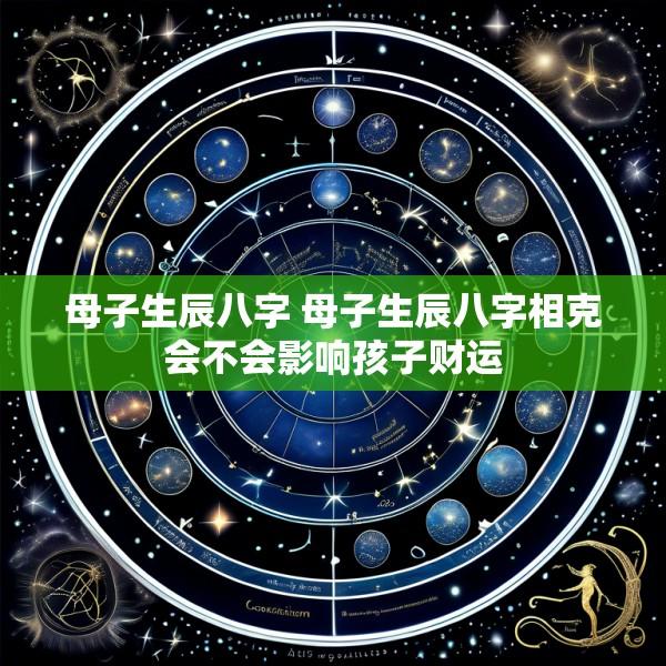 母子生辰八字 母子生辰八字相克会不会影响孩子财运