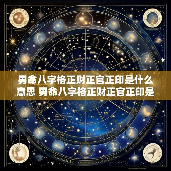 男命八字格正财正官正印是什么意思 男命八字格正财正官正印是什么意思啊