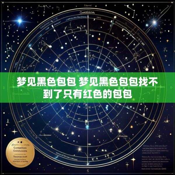 梦见黑色包包 梦见黑色包包找不到了只有红色的包包