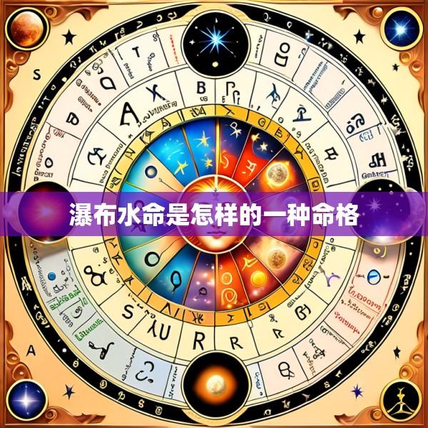 瀑布水命是怎样的一种命格