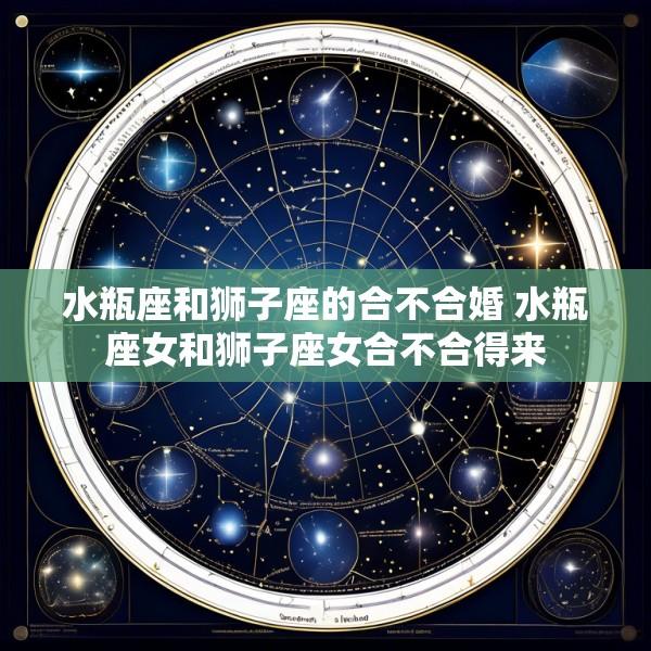 水瓶座和狮子座的合不合婚 水瓶座女和狮子座女合不合得来