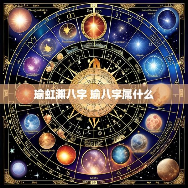 瑜虹渊八字 瑜八字属什么