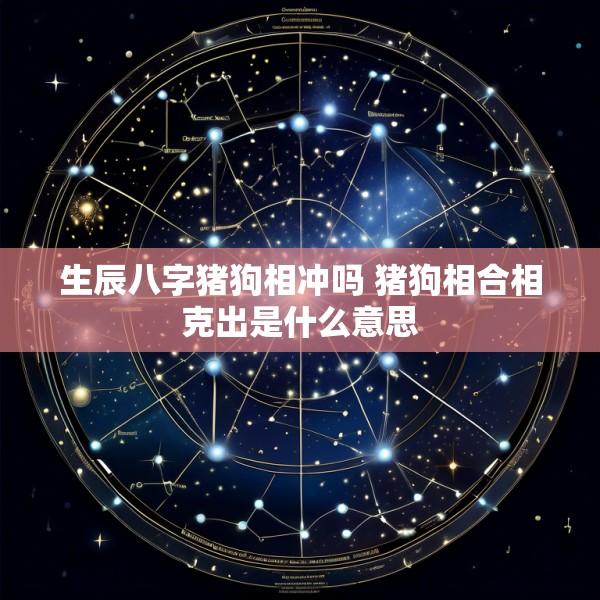 生辰八字猪狗相冲吗 猪狗相合相克出是什么意思