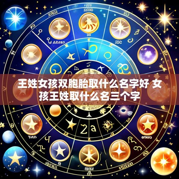 王姓女孩双胞胎取什么名字好 女孩王姓取什么名三个字