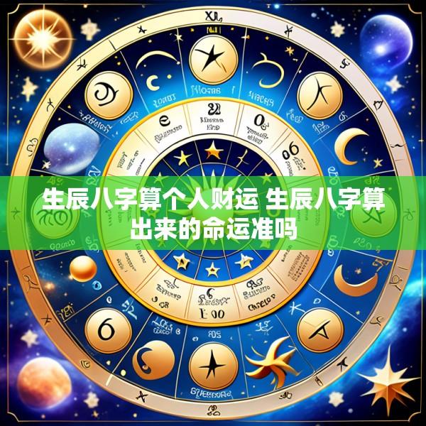 生辰八字算个人财运 生辰八字算出来的命运准吗