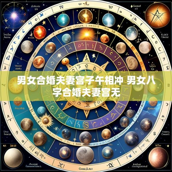 男女合婚夫妻宫子午相冲 男女八字合婚夫妻宫无
