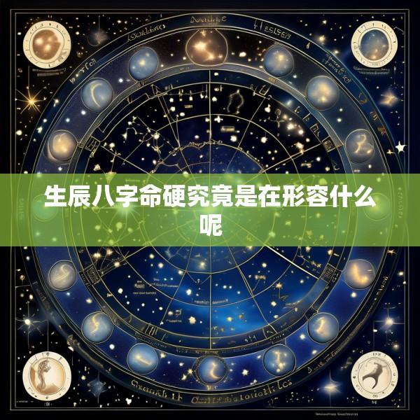 生辰八字命硬究竟是在形容什么呢