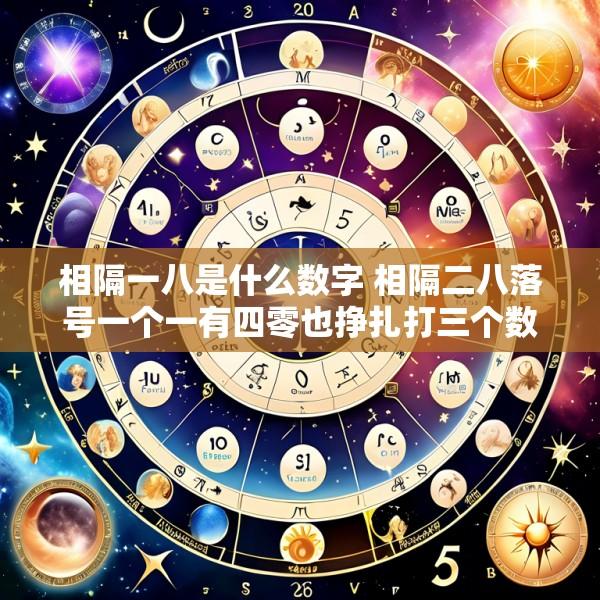 相隔一八是什么数字 相隔二八落号一个一有四零也挣扎打三个数字