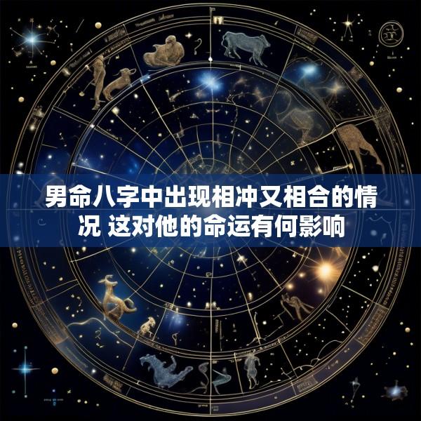 男命八字中出现相冲又相合的情况 这对他的命运有何影响