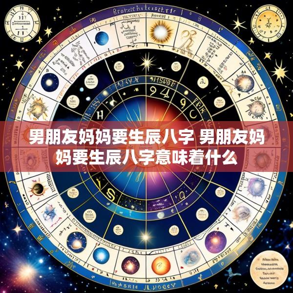 男朋友妈妈要生辰八字 男朋友妈妈要生辰八字意味着什么