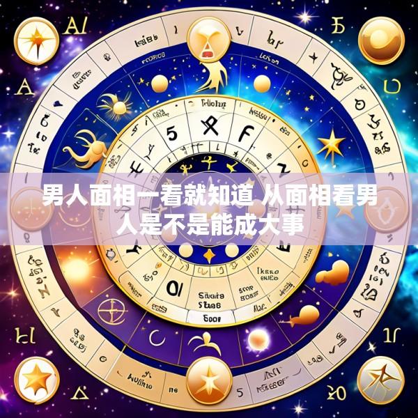 男人面相一看就知道 从面相看男人是不是能成大事