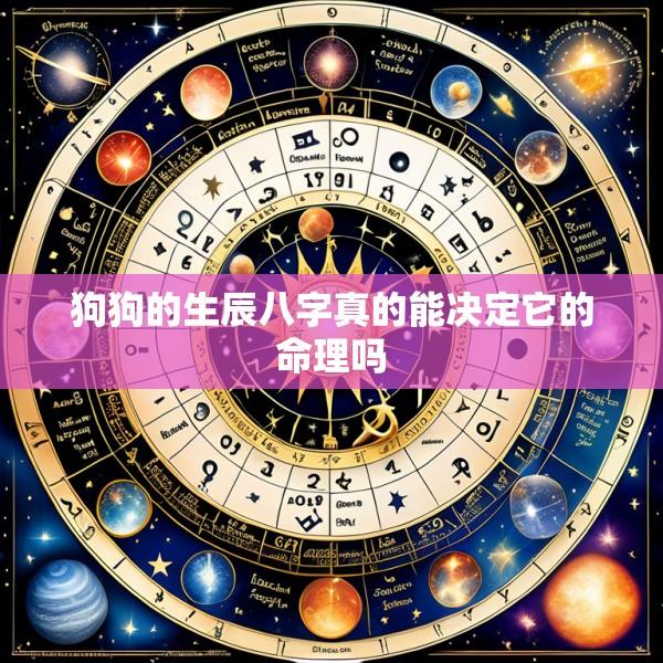 狗狗的生辰八字真的能决定它的命理吗