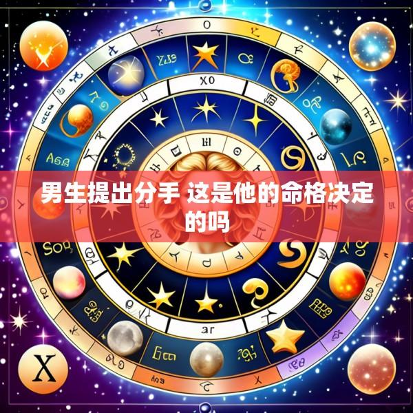男生提出分手 这是他的命格决定的吗