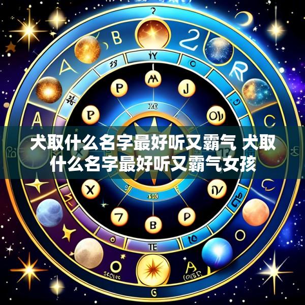 犬取什么名字最好听又霸气 犬取什么名字最好听又霸气女孩