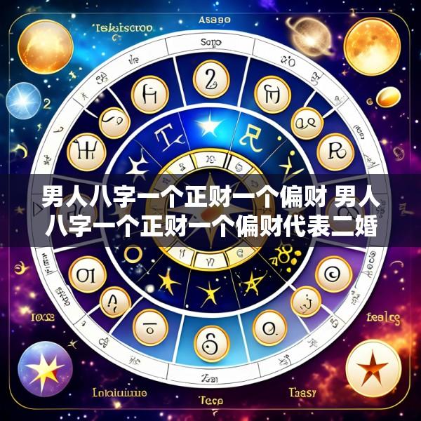 男人八字一个正财一个偏财 男人八字一个正财一个偏财代表二婚