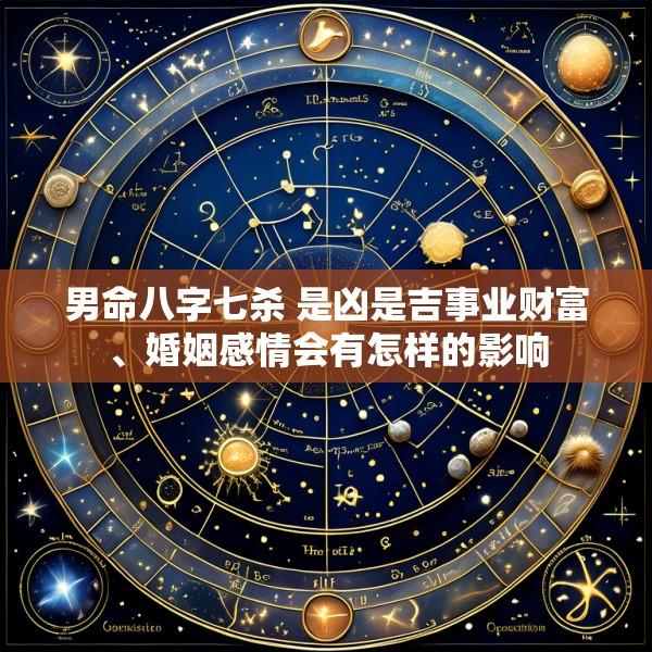 男命八字七杀 是凶是吉事业财富、婚姻感情会有怎样的影响