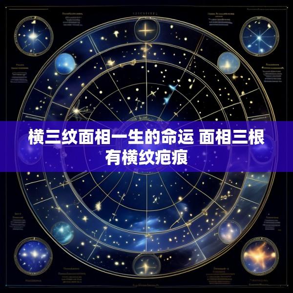 横三纹面相一生的命运 面相三根有横纹疤痕