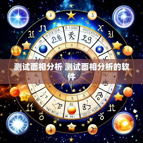测试面相分析 测试面相分析的软件