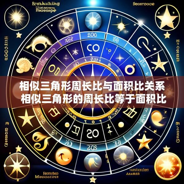 相似三角形周长比与面积比关系 相似三角形的周长比等于面积比等于