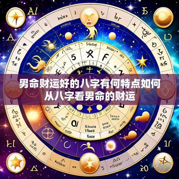 男命财运好的八字有何特点如何从八字看男命的财运