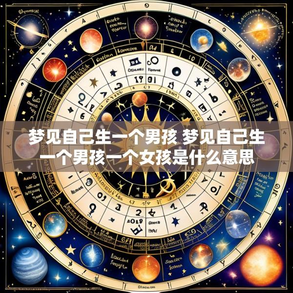 梦见自己生一个男孩 梦见自己生一个男孩一个女孩是什么意思