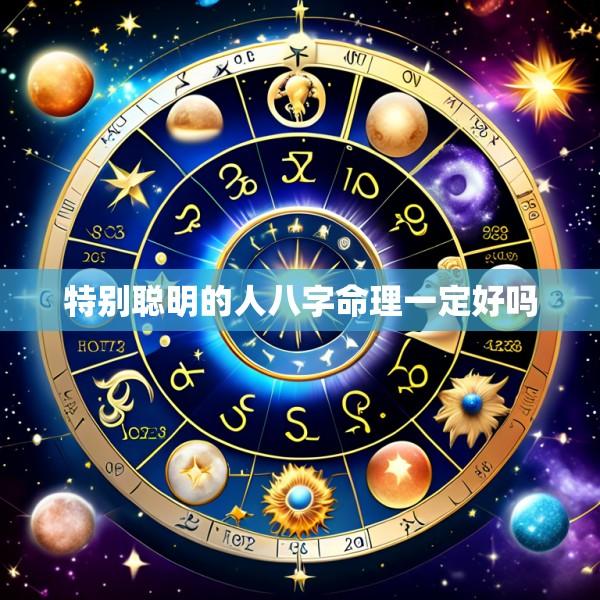 特别聪明的人八字命理一定好吗