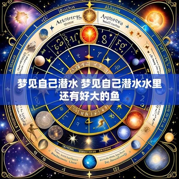 梦见自己潜水 梦见自己潜水水里还有好大的鱼