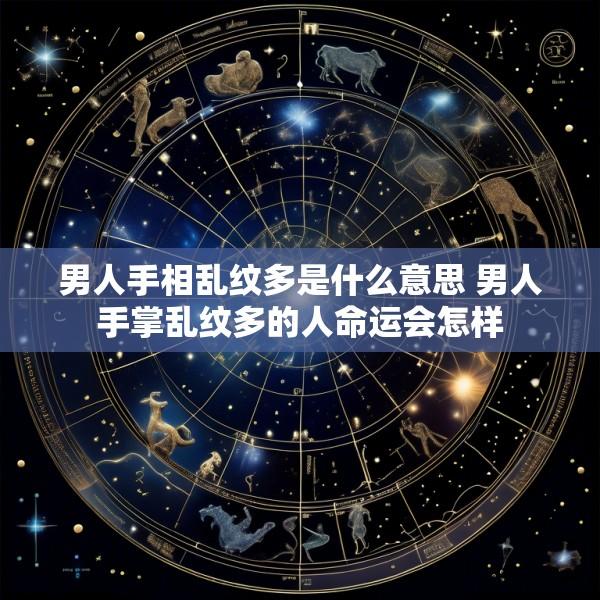 男人手相乱纹多是什么意思 男人手掌乱纹多的人命运会怎样