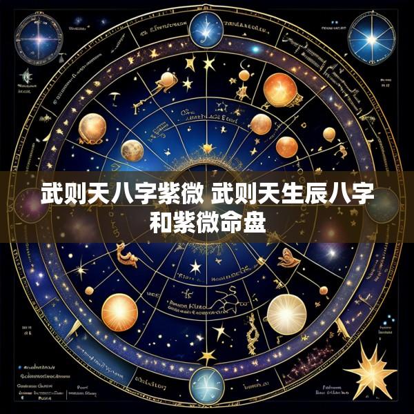 武则天八字紫微 武则天生辰八字和紫微命盘