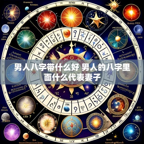 男人八字带什么好 男人的八字里面什么代表妻子
