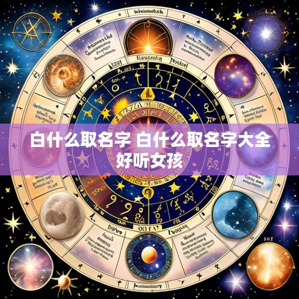 白什么取名字 白什么取名字大全好听女孩